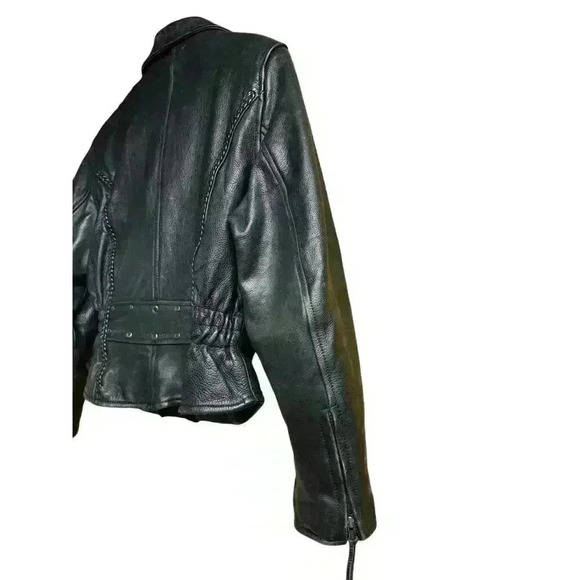 MILWAUKEE LEATHER 3M THINSULATE THERMAL ZIP OUT QUILTED LINER BLACK SIZE MEDIUM - Picture 4 of 8